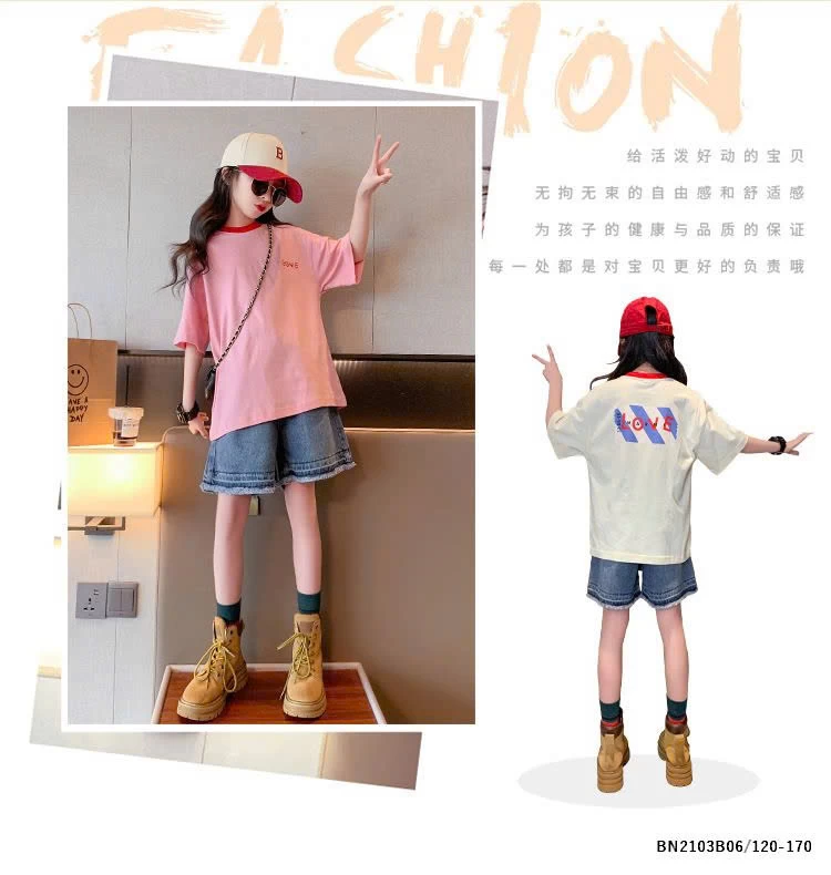 SÉT ÁO THUN TRƠN MIX QUẦN SHORT JEAN SZ ĐẠI