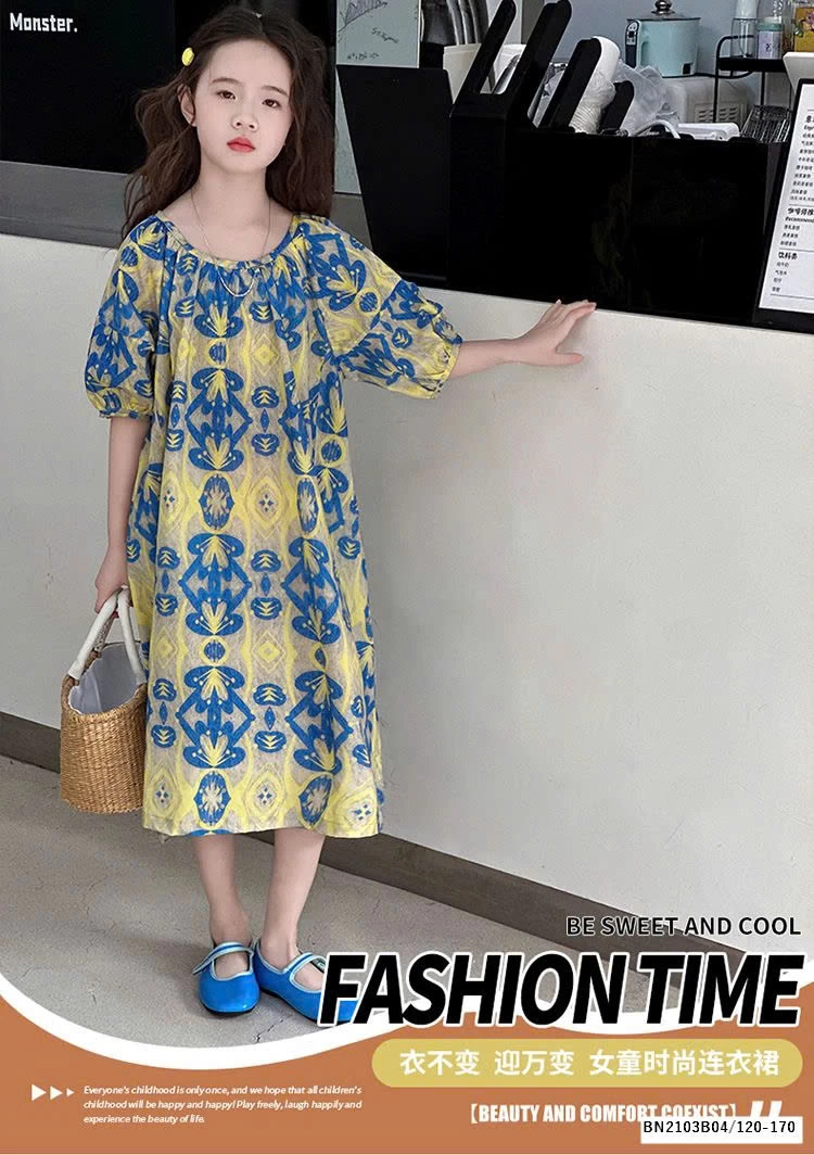 VÁY HOA DÁNG DÀI HỌA TIẾT SZ ĐẠI