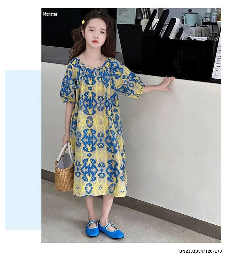 VÁY HOA DÁNG DÀI HỌA TIẾT SZ ĐẠI