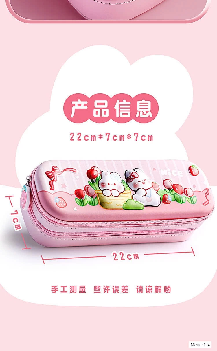 HỘP BÚT 2 TẦNG 3D