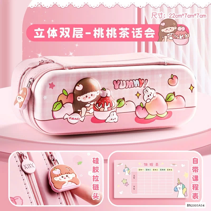 HỘP BÚT 2 TẦNG 3D