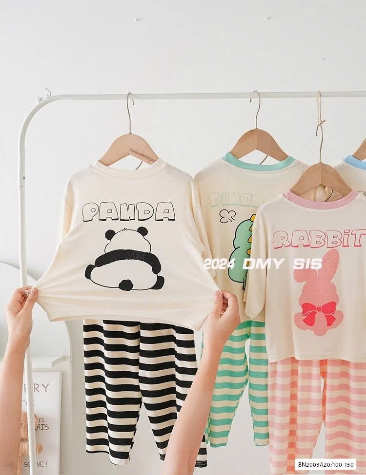 BỘ COTTON LẠNH NGẮN TAY BT BG