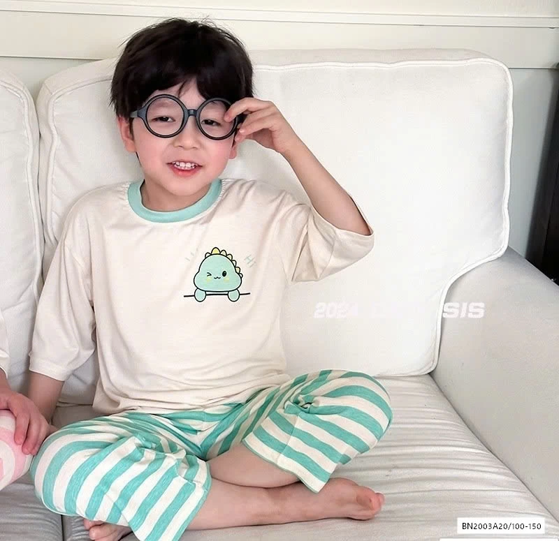 BỘ COTTON LẠNH NGẮN TAY BT BG