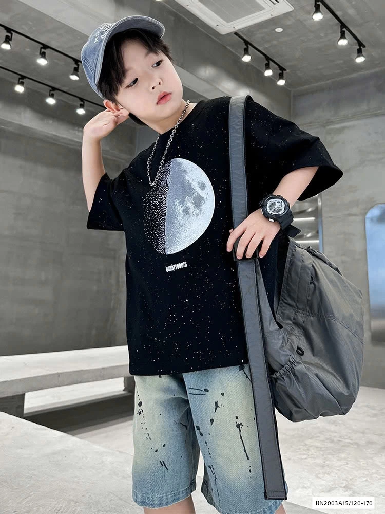 ÁO THUN MẶT TRĂNG BLING