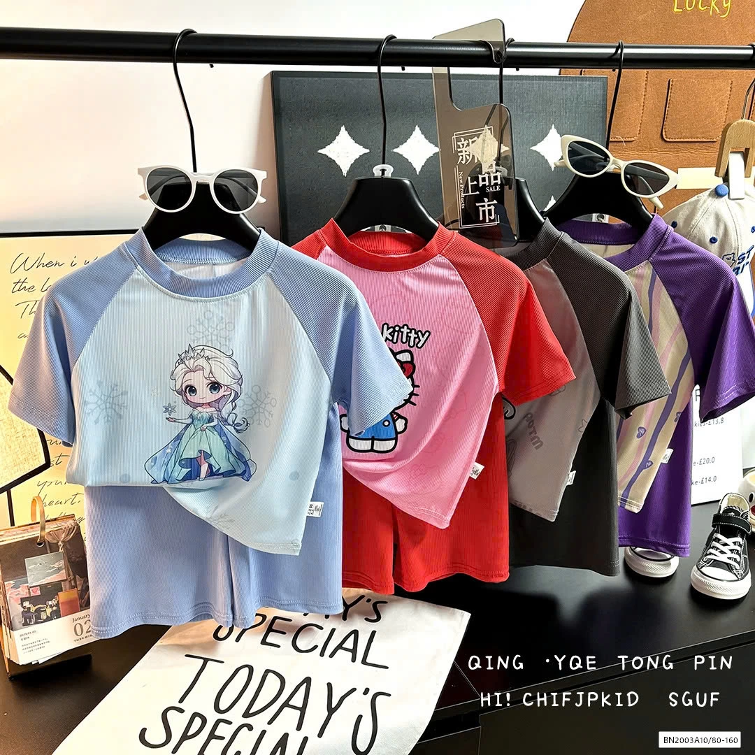 BỘ THUN HOẠT HÌNH DỄ THƯƠNG