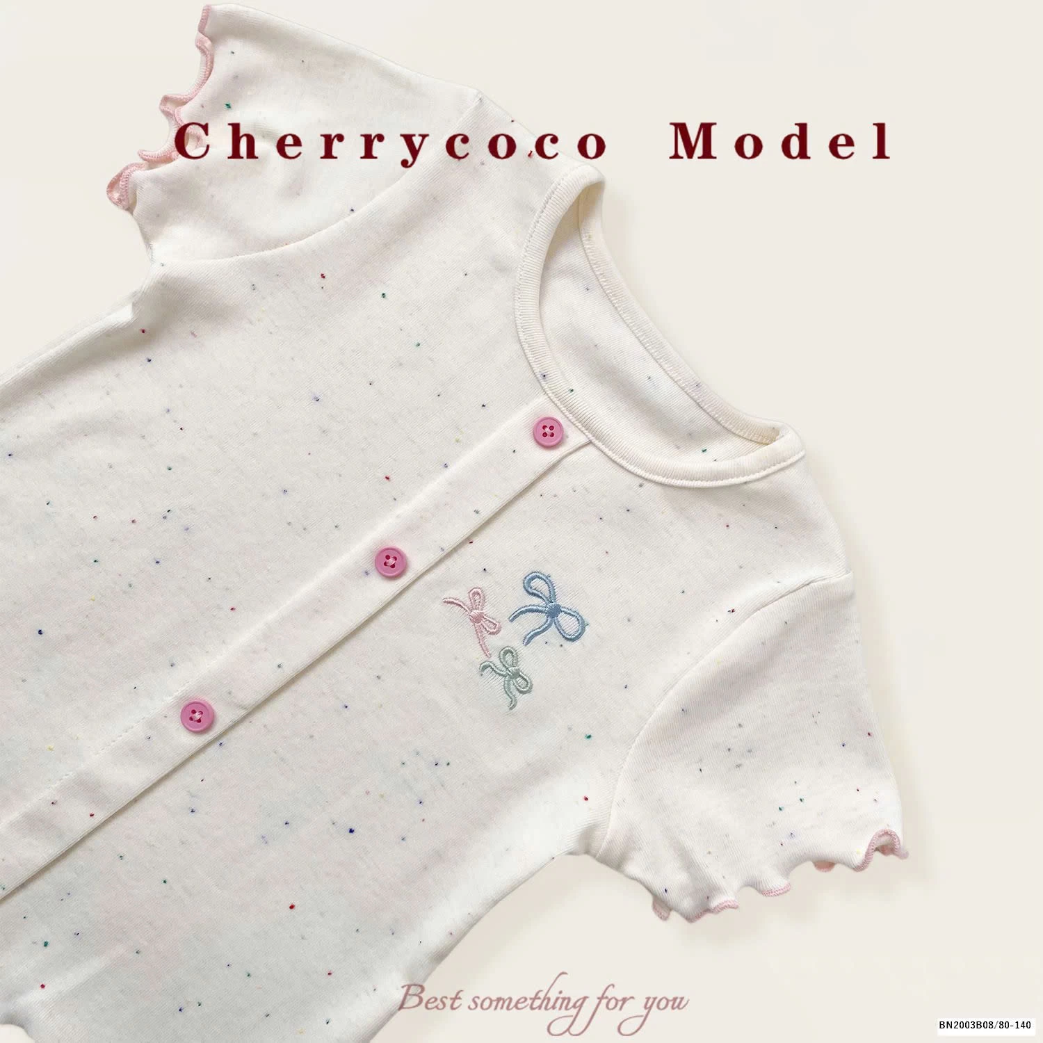 ÁO THUN MUỐI TIÊU VIỀN BÈO BÉ GÁI CHERYCOCO