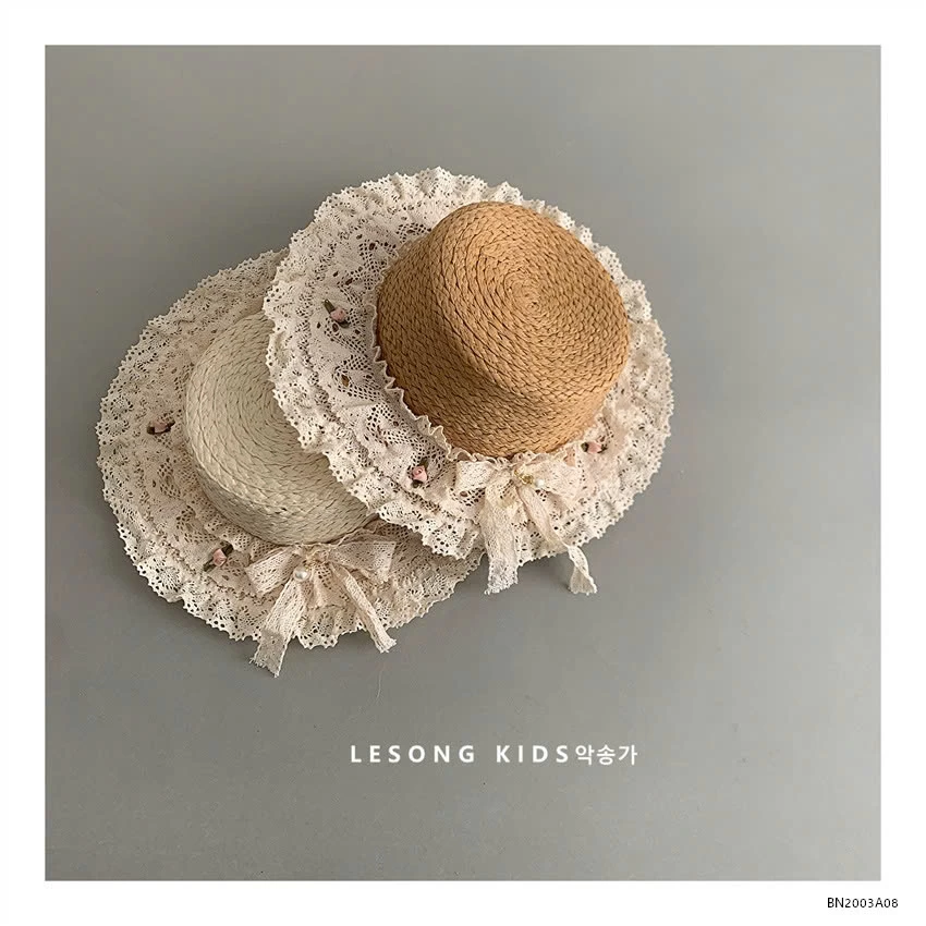 MŨ CÓI RỘNG VÀNH VIỀN REN