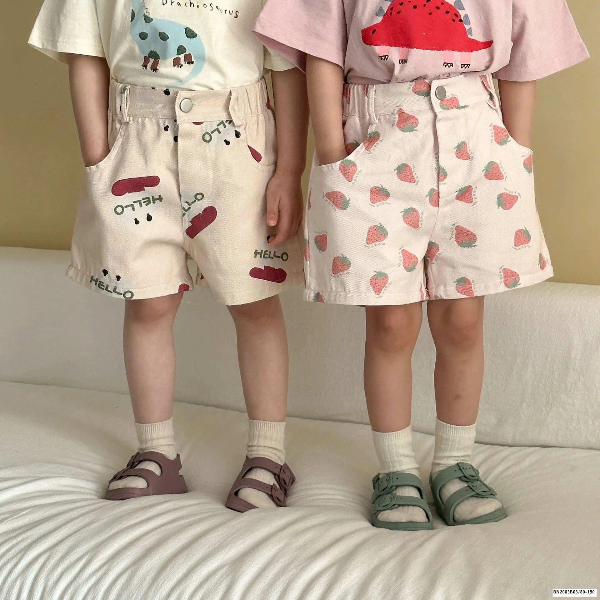 QUẦN SHORT HỌA TIẾT CHO BÉ