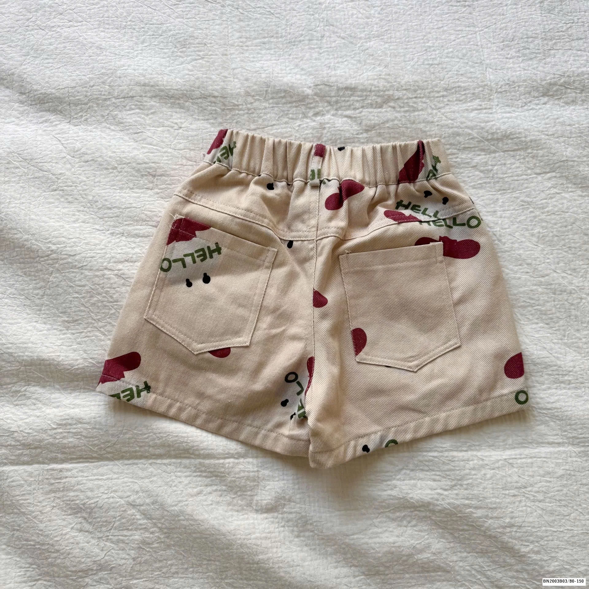 QUẦN SHORT HỌA TIẾT CHO BÉ