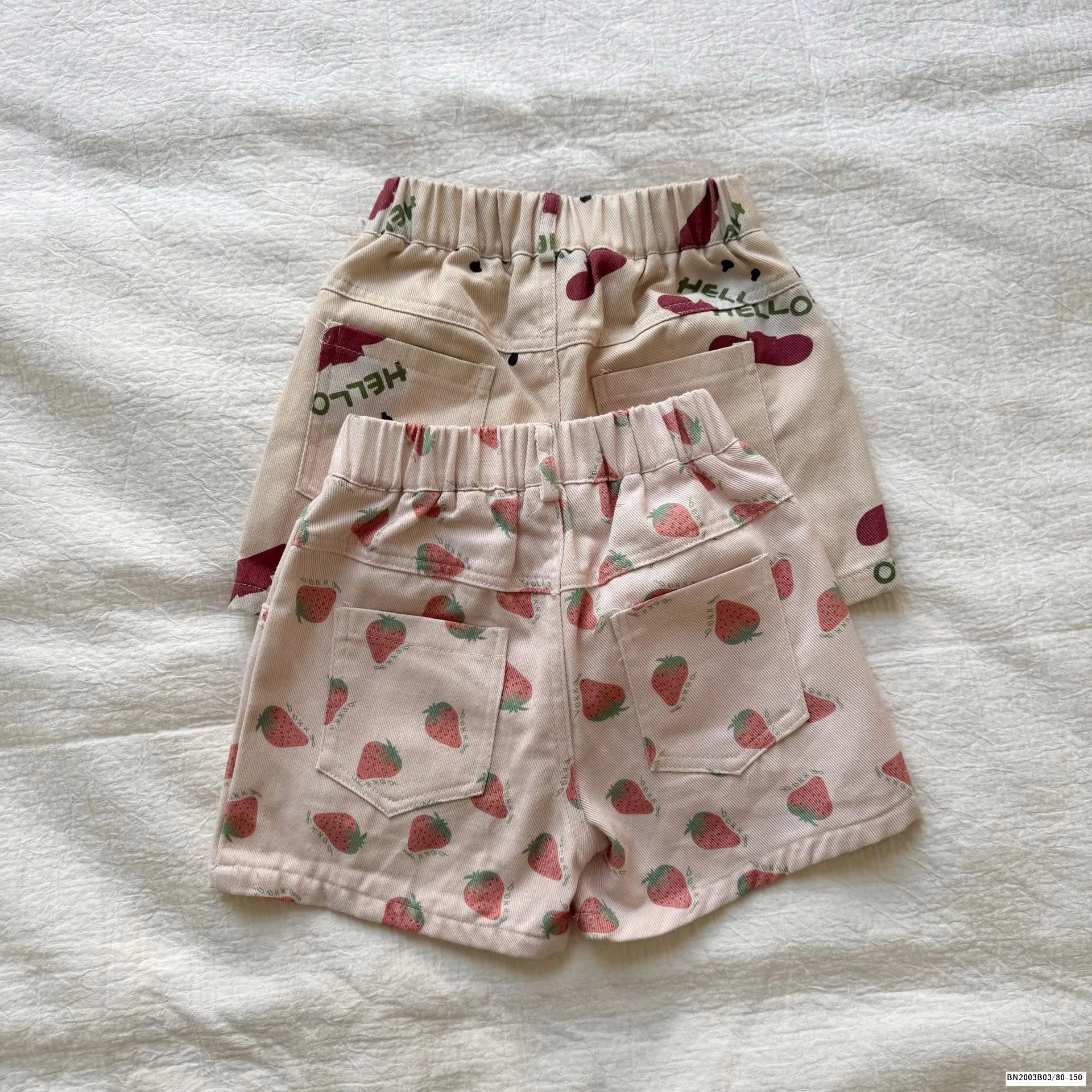 QUẦN SHORT HỌA TIẾT CHO BÉ