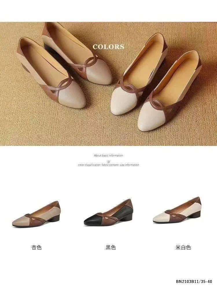 GIÀY BỆTPHỐI MÀU MŨI NHỌN