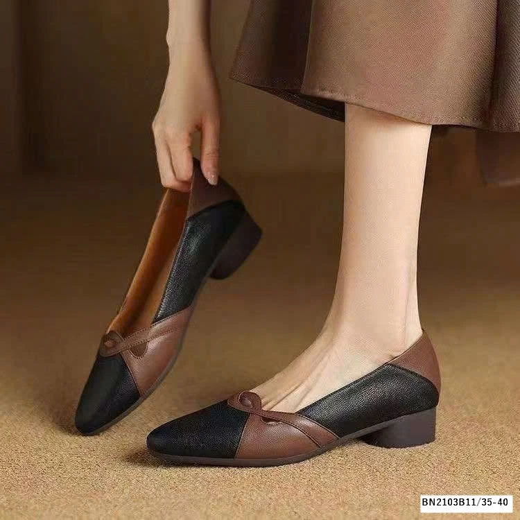 GIÀY BỆTPHỐI MÀU MŨI NHỌN