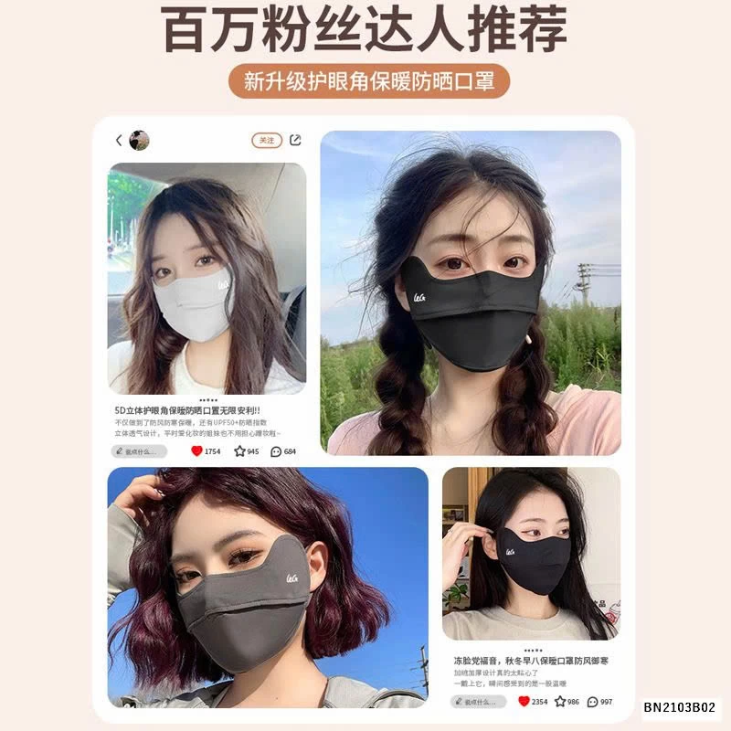 SÉT 3 KHẨU TRANG 5D CHỐNG NẮNG