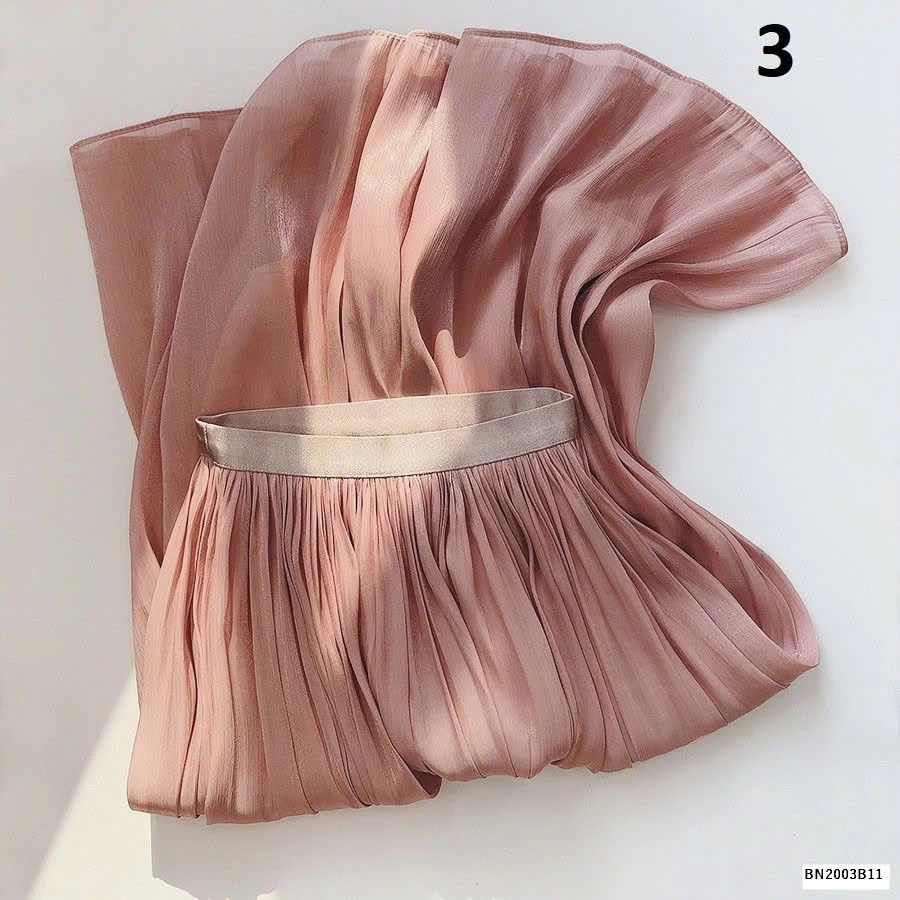 CHÂN VÁY LỤA MIDI