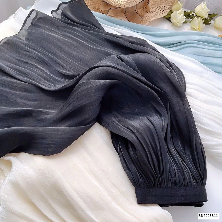 CHÂN VÁY LỤA MIDI