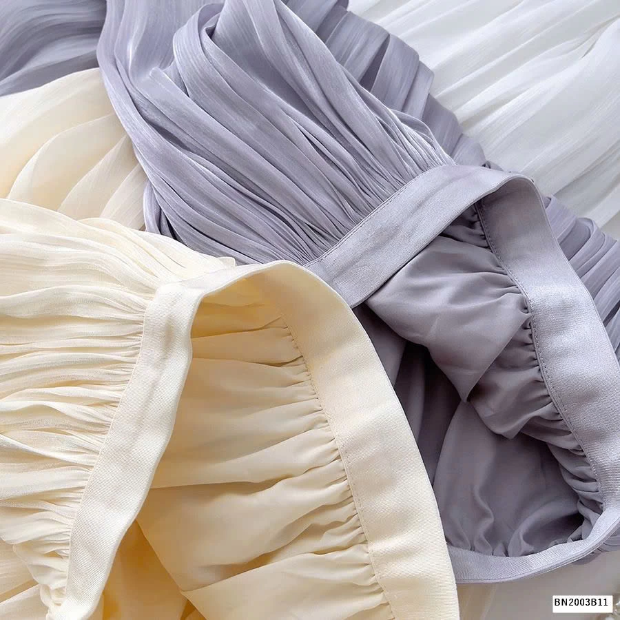 CHÂN VÁY LỤA MIDI