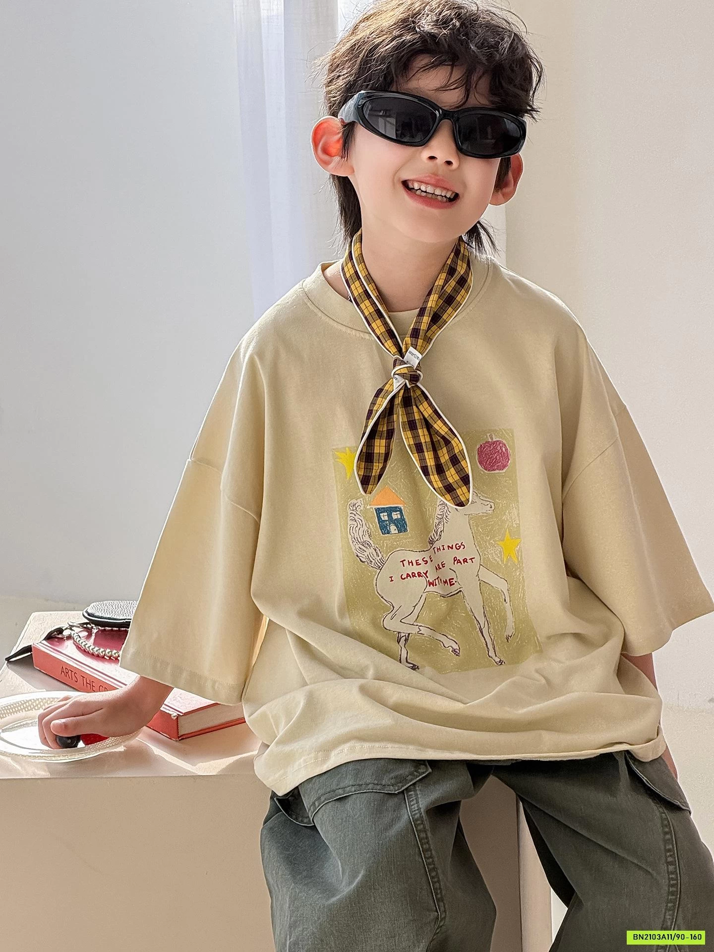 ÁO THUN NGỰA MIX QUẦN TÚI HỘP CÁ TÍNH