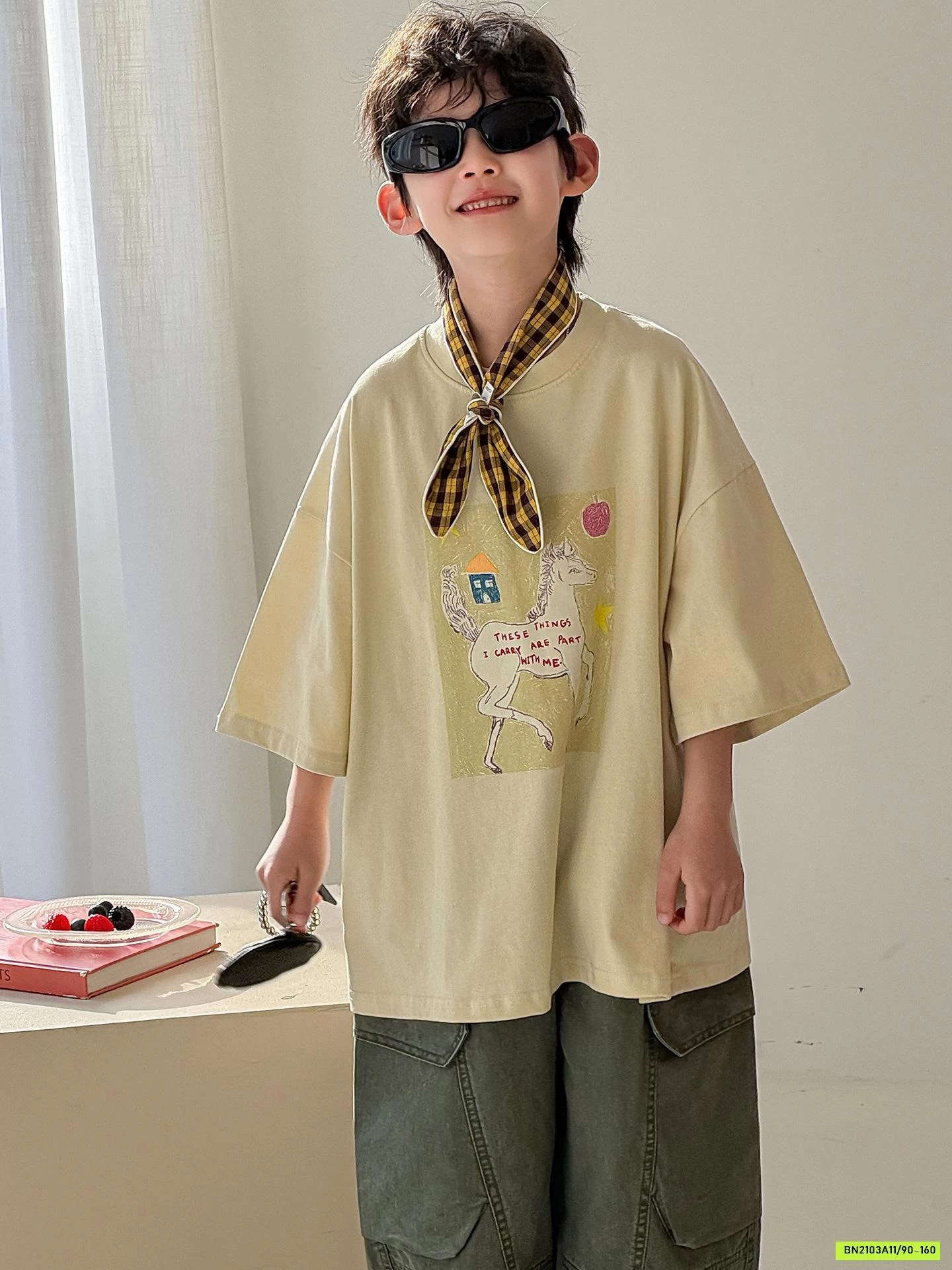 ÁO THUN NGỰA MIX QUẦN TÚI HỘP CÁ TÍNH