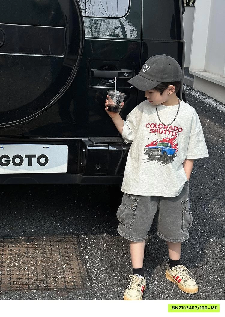 ÁO THUN OTO XÁM MUỐI TIÊU