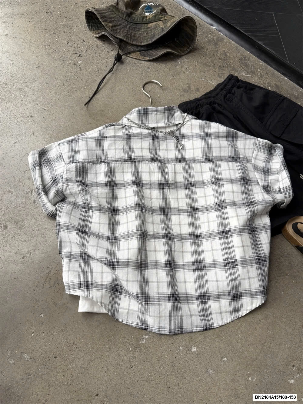 SÉT SƠ MI CARO+ ÁO SÁT NÁCH