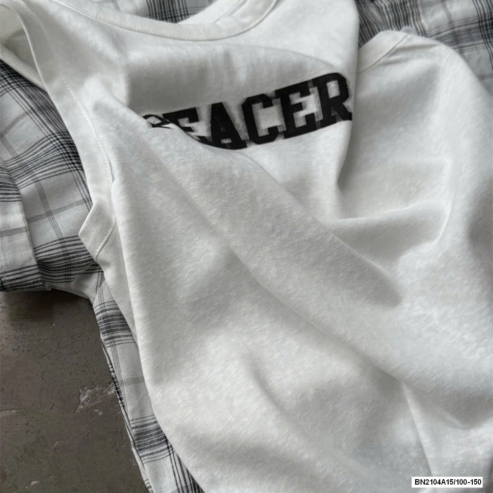 SÉT SƠ MI CARO+ ÁO SÁT NÁCH