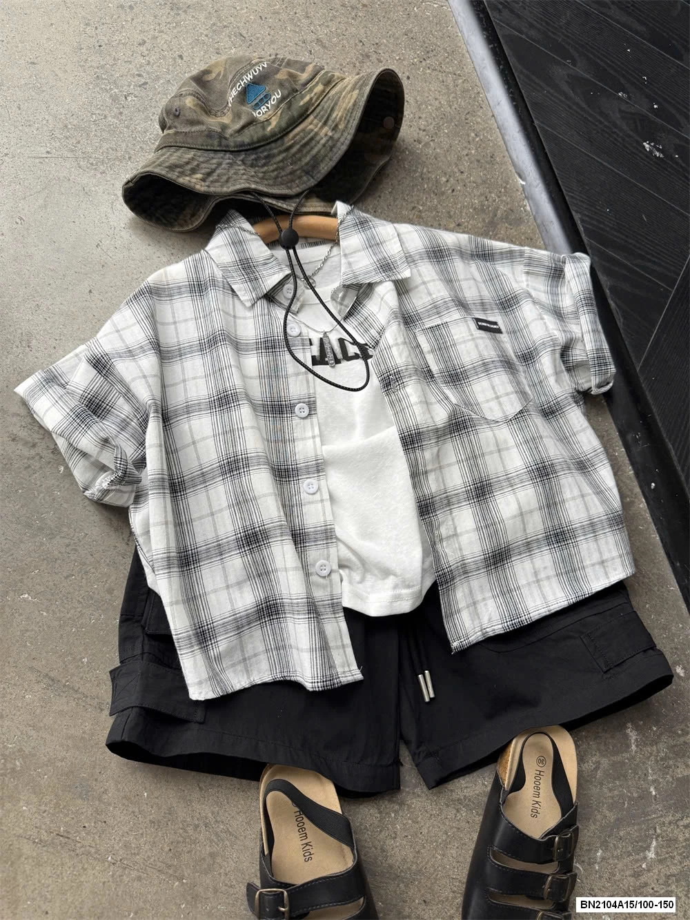 SÉT SƠ MI CARO+ ÁO SÁT NÁCH