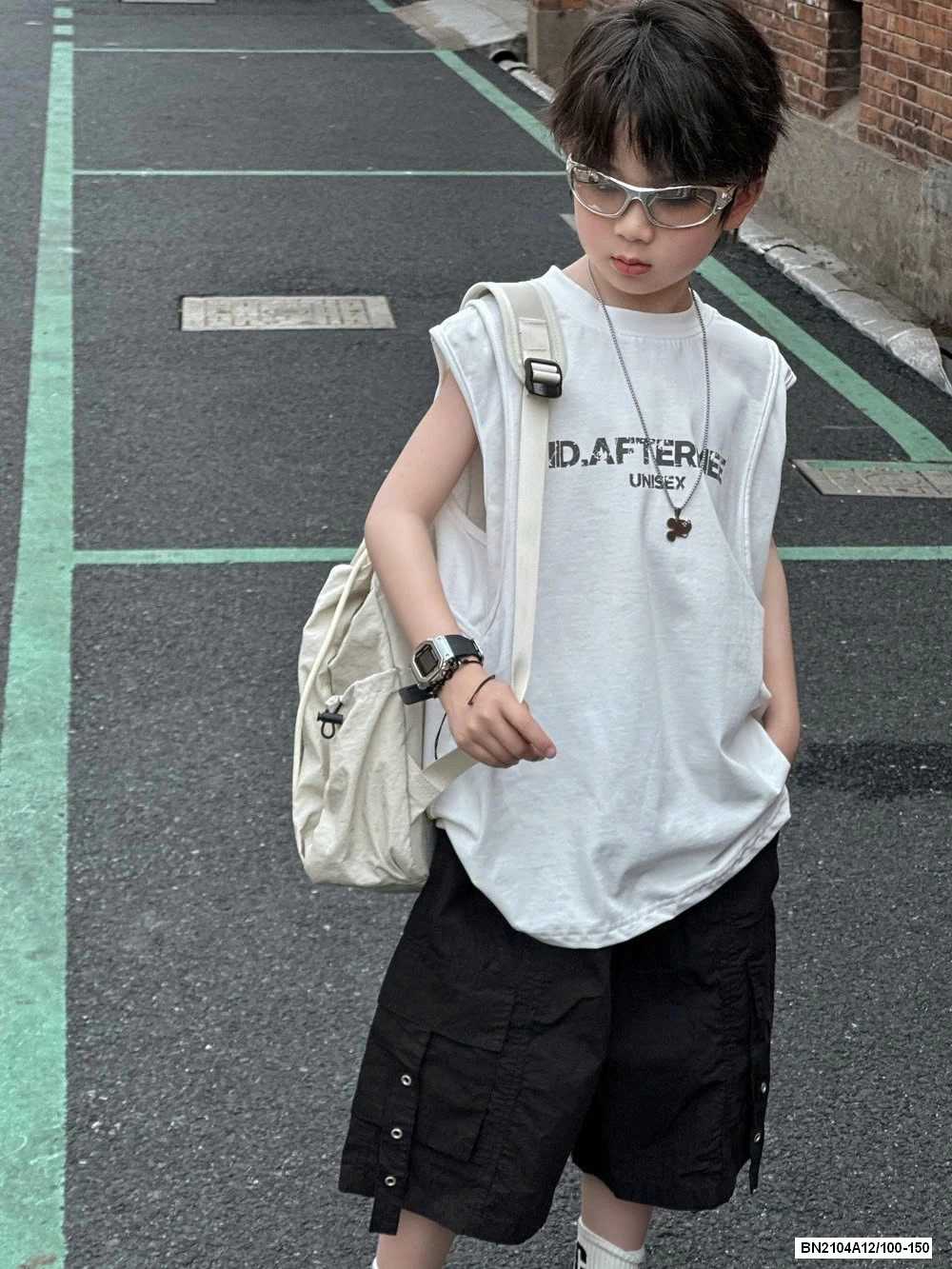 ÁO SÁT NÁCH MIX SHORT TÁN ĐINH