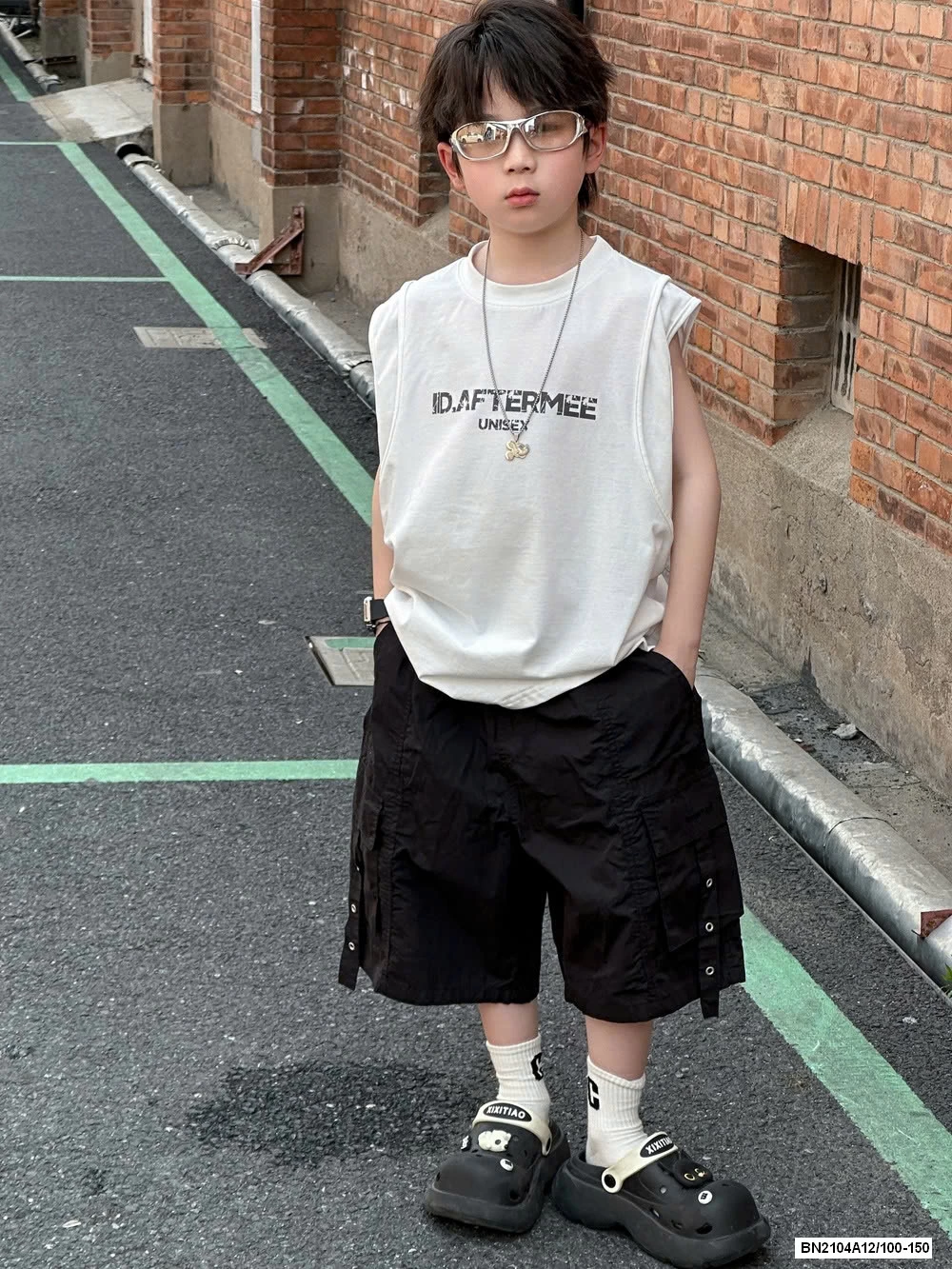 ÁO SÁT NÁCH MIX SHORT TÁN ĐINH