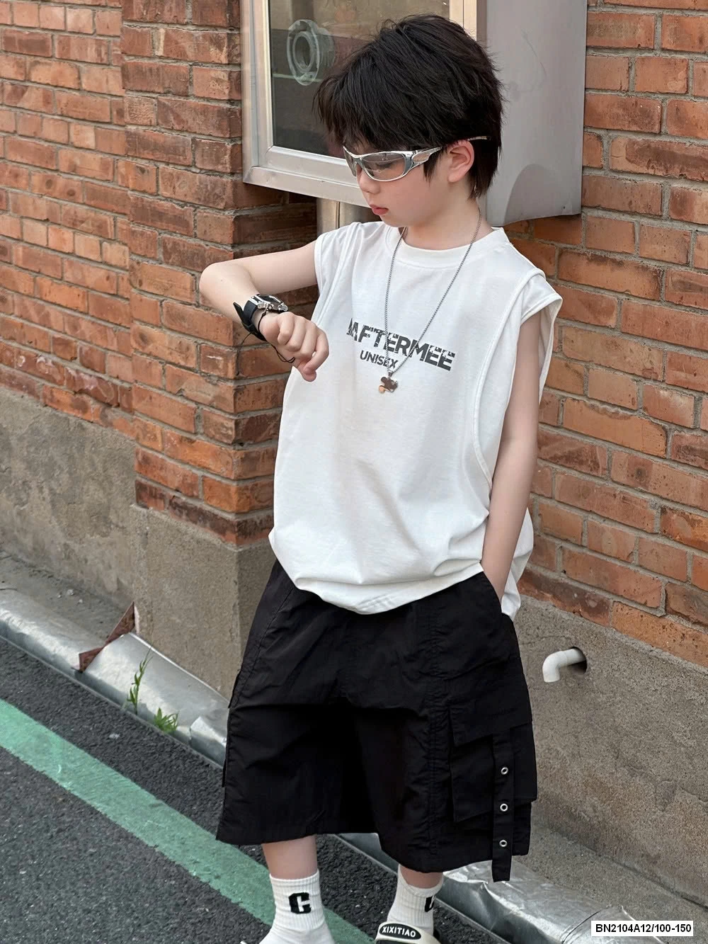 ÁO SÁT NÁCH MIX SHORT TÁN ĐINH