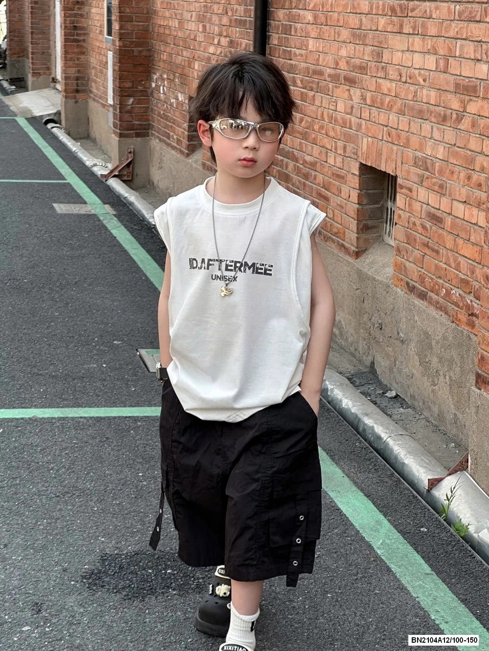 ÁO SÁT NÁCH MIX SHORT TÁN ĐINH