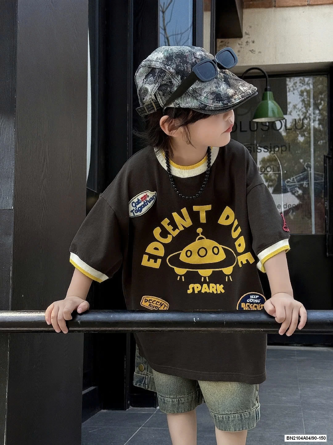 ÁO NÂU MIX SHORT LOANG