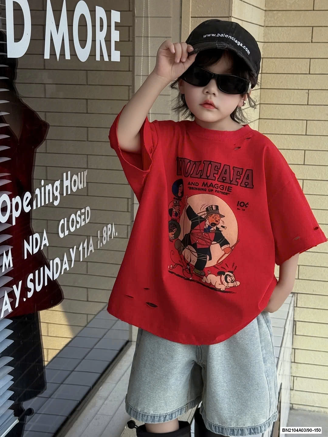 ÁO ĐỎ MIX SHORT JEANS