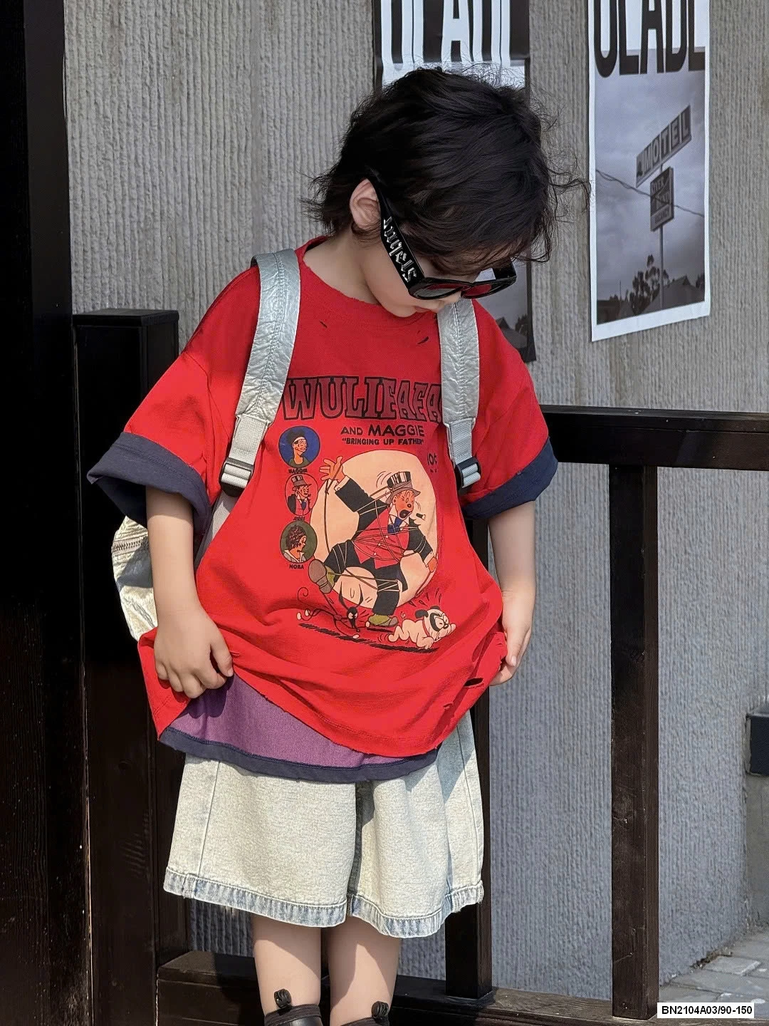 ÁO ĐỎ MIX SHORT JEANS