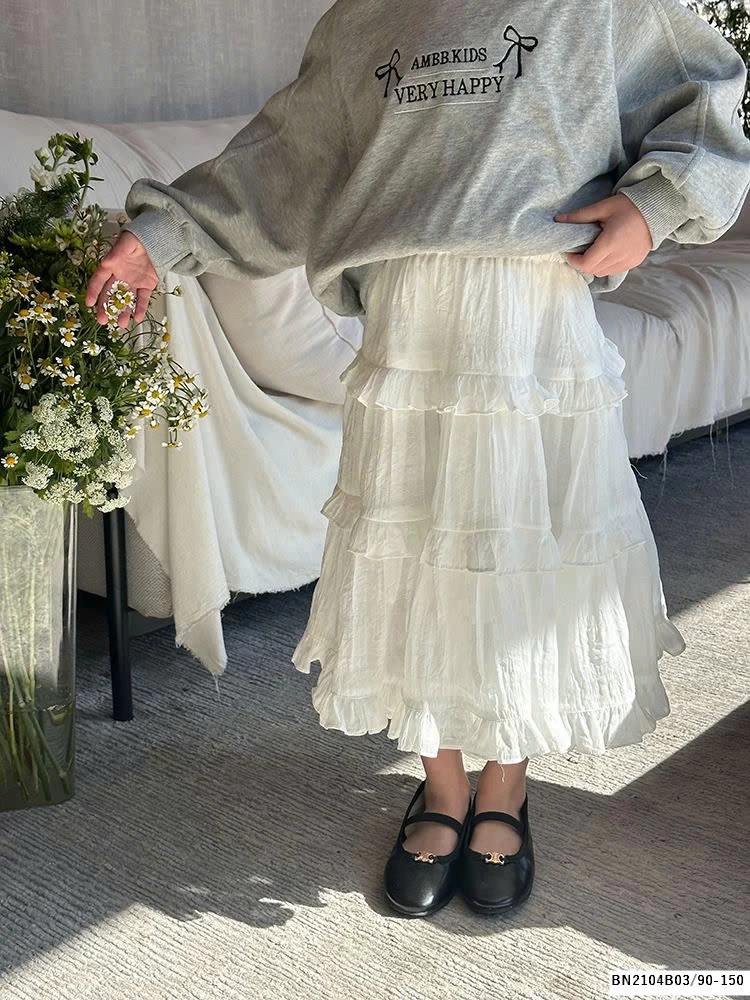 CHÂN VÁY BÈO DÁNG DÀI AMBB 24S110