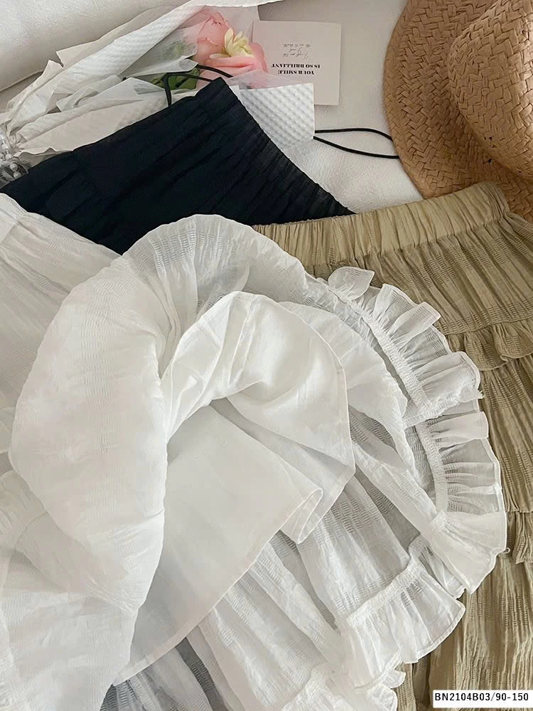 CHÂN VÁY BÈO DÁNG DÀI AMBB 24S110