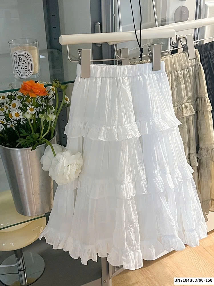 CHÂN VÁY BÈO DÁNG DÀI AMBB 24S110