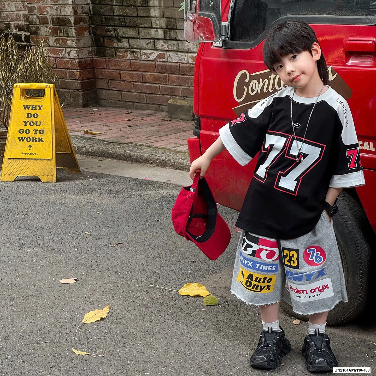 ÁO THỂ THAO 77 MIX SHORT CHỮ