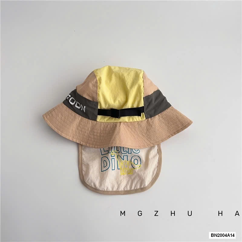 MŨ CHỐNG NẮNG KÈM VẠT CHE PHỐI MÀU