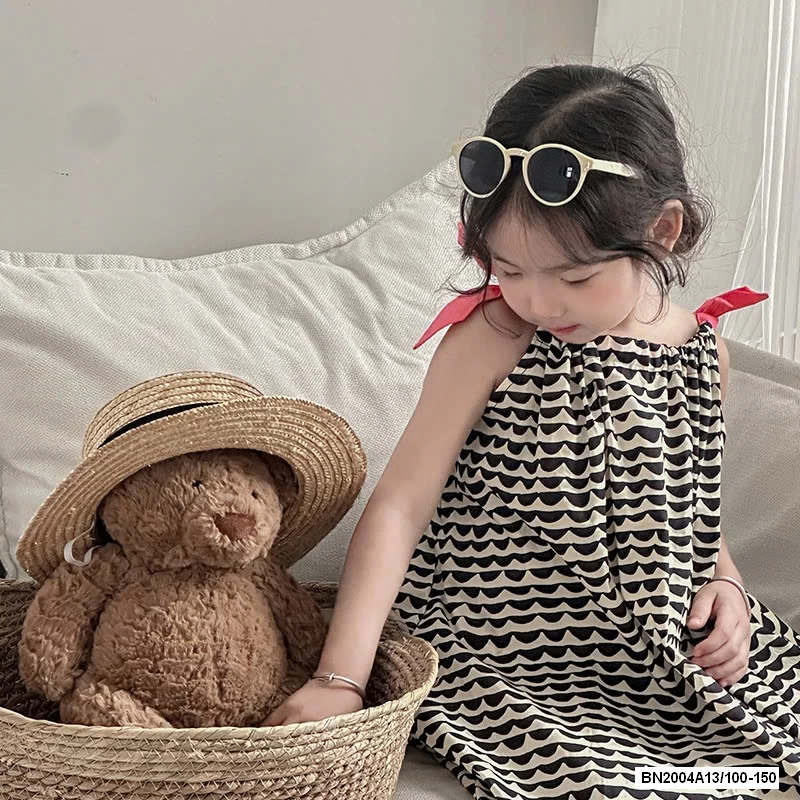 ĐẦM MAXI HỌA TIẾT 2 DÂY