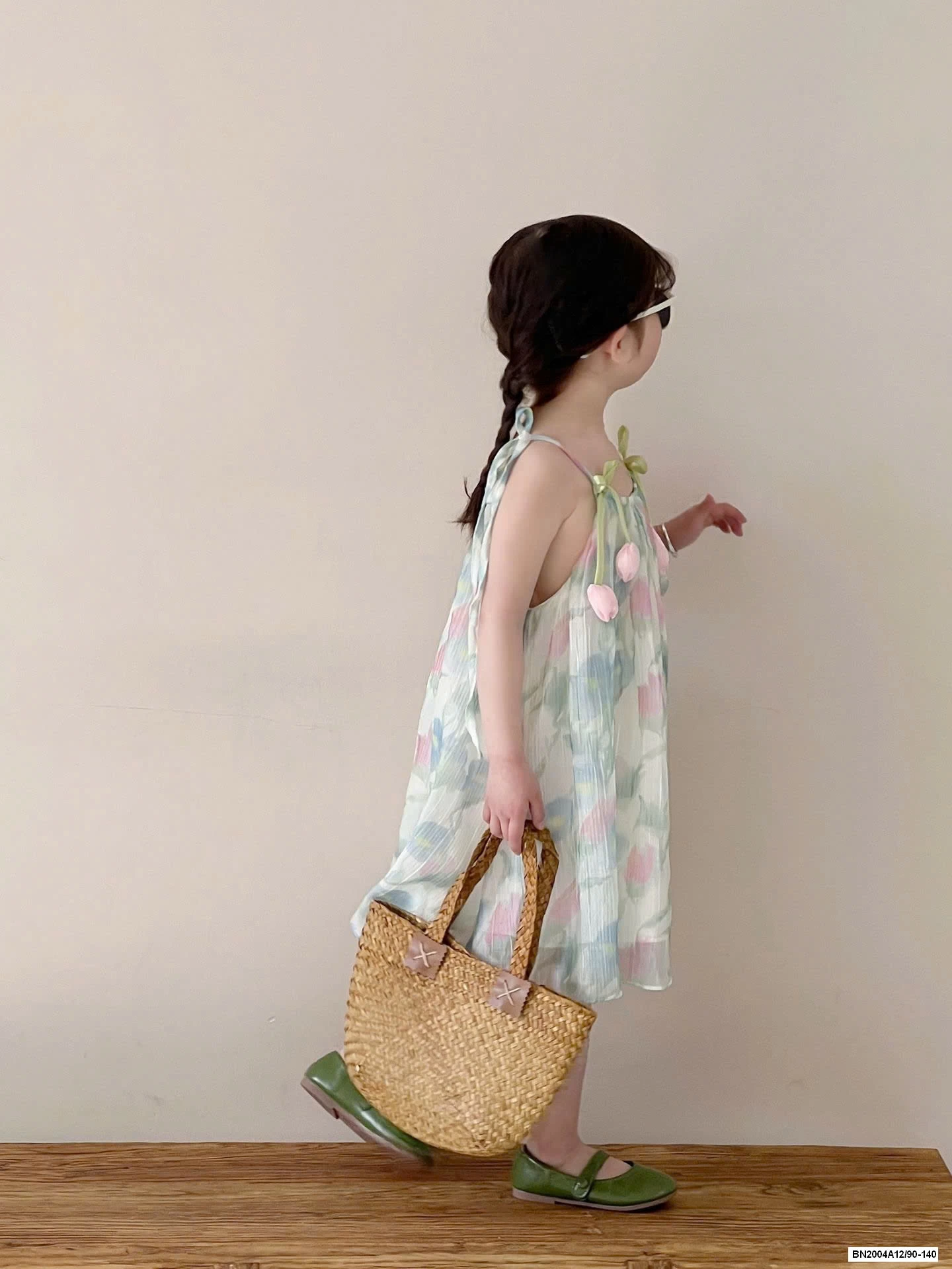 ĐẦM VOAN HOA 2 DÂY