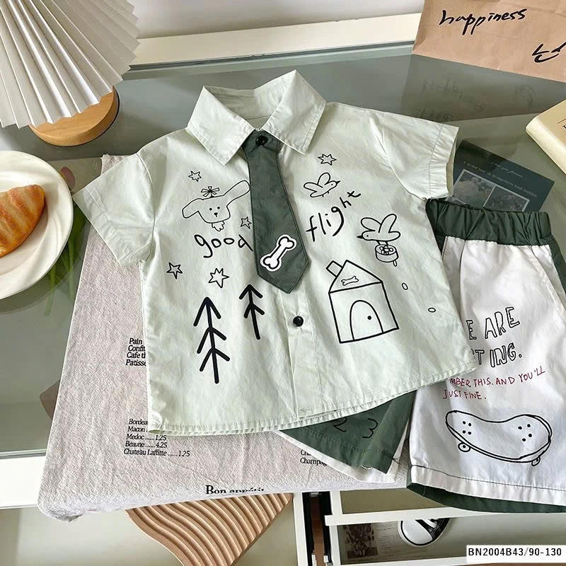 SÉT XANH LÁ PHỐI MÀU NHÍ