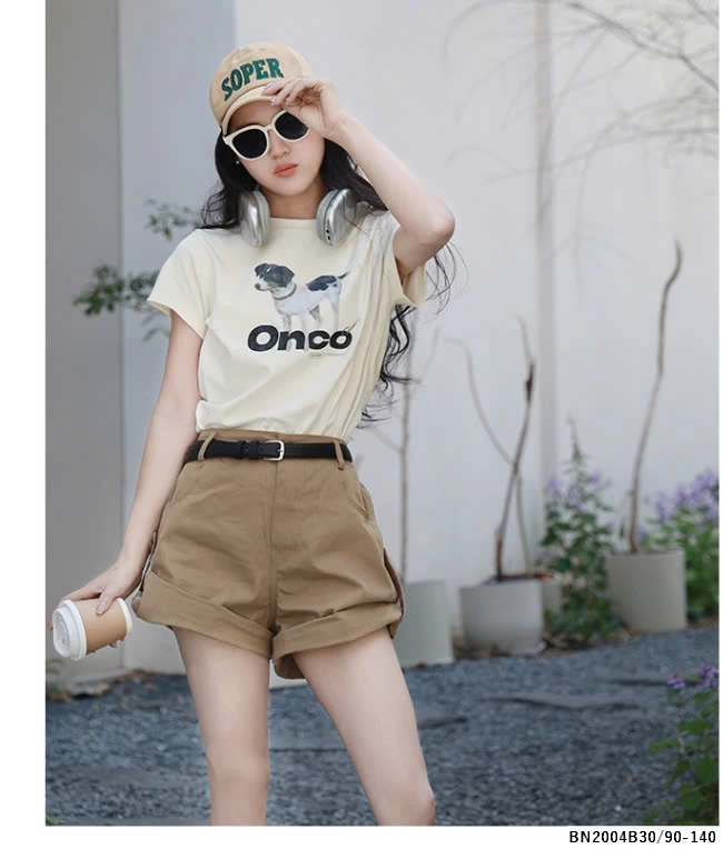 SÉT ÁO THUN CÚN MIX SHORT NÂU