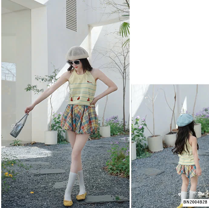 SÉT QUẦN BÍ ÁO CỔ YÊM MẸ BÉ