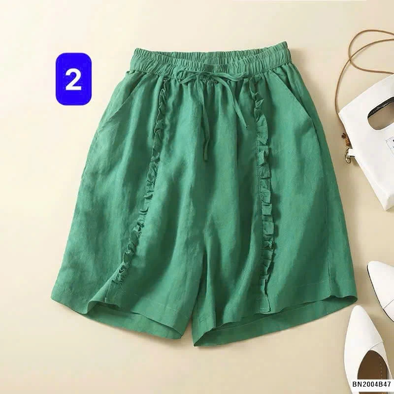 QUẦN SHORT PHỐI VIỀN BÈO