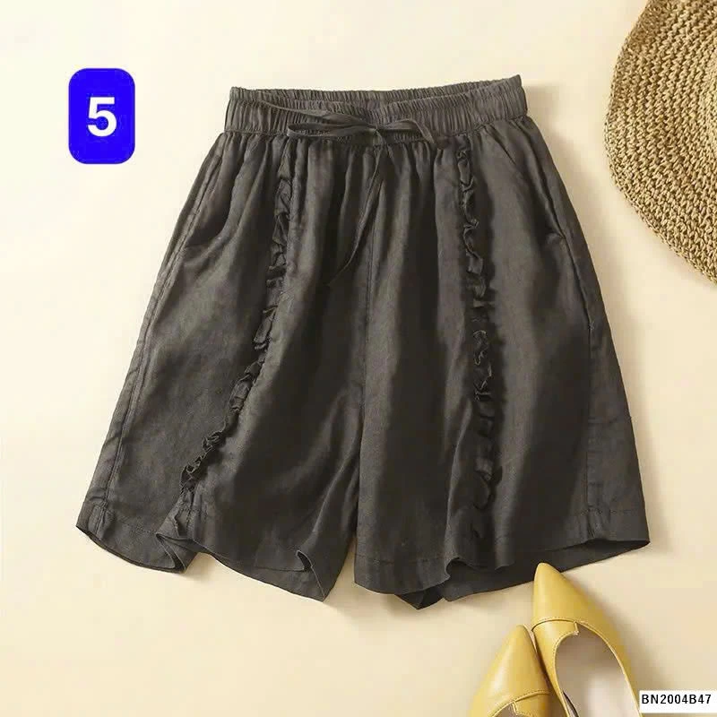 QUẦN SHORT PHỐI VIỀN BÈO