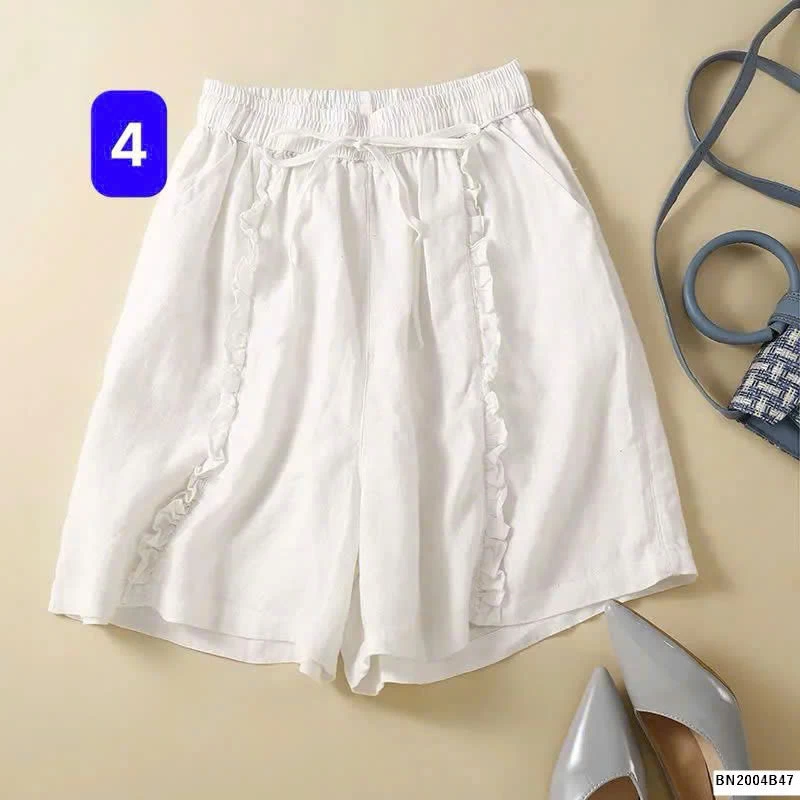 QUẦN SHORT PHỐI VIỀN BÈO