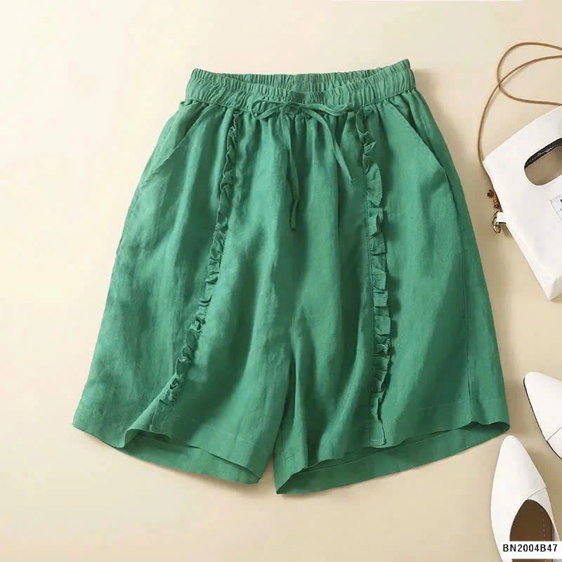 QUẦN SHORT PHỐI VIỀN BÈO