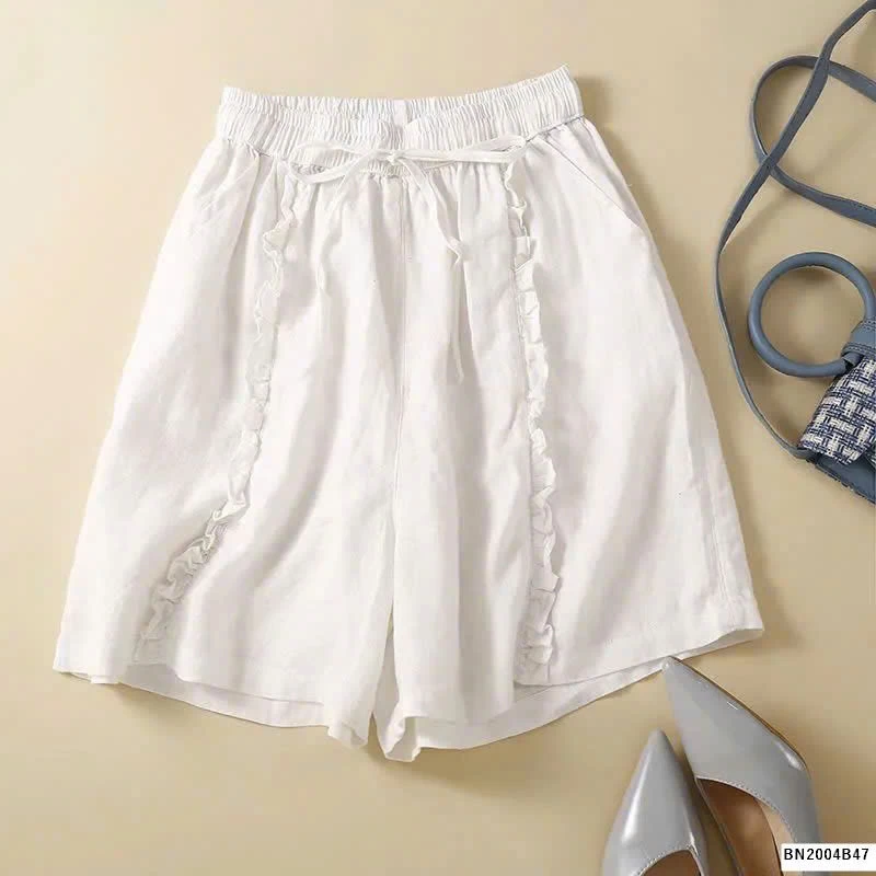 QUẦN SHORT PHỐI VIỀN BÈO