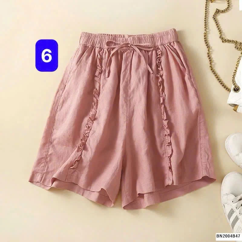 QUẦN SHORT PHỐI VIỀN BÈO