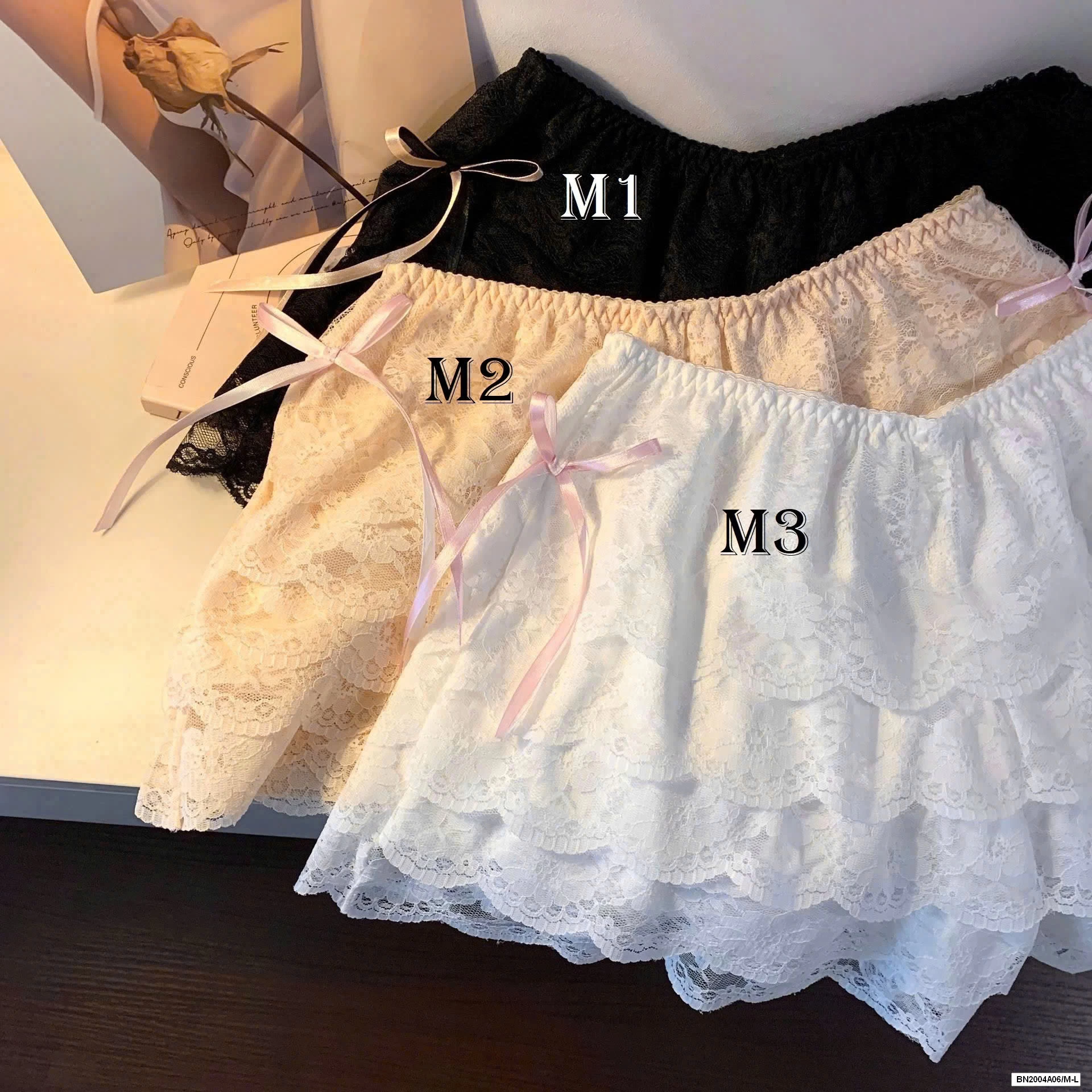 QUẦN NƠ REN CHO NỮ